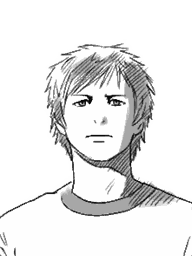 19. Serious - Close-up (Just before confession) - Hotel Dusk: Room 215