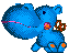 Toy Hippo (Large) - Alphabet Park Adventure