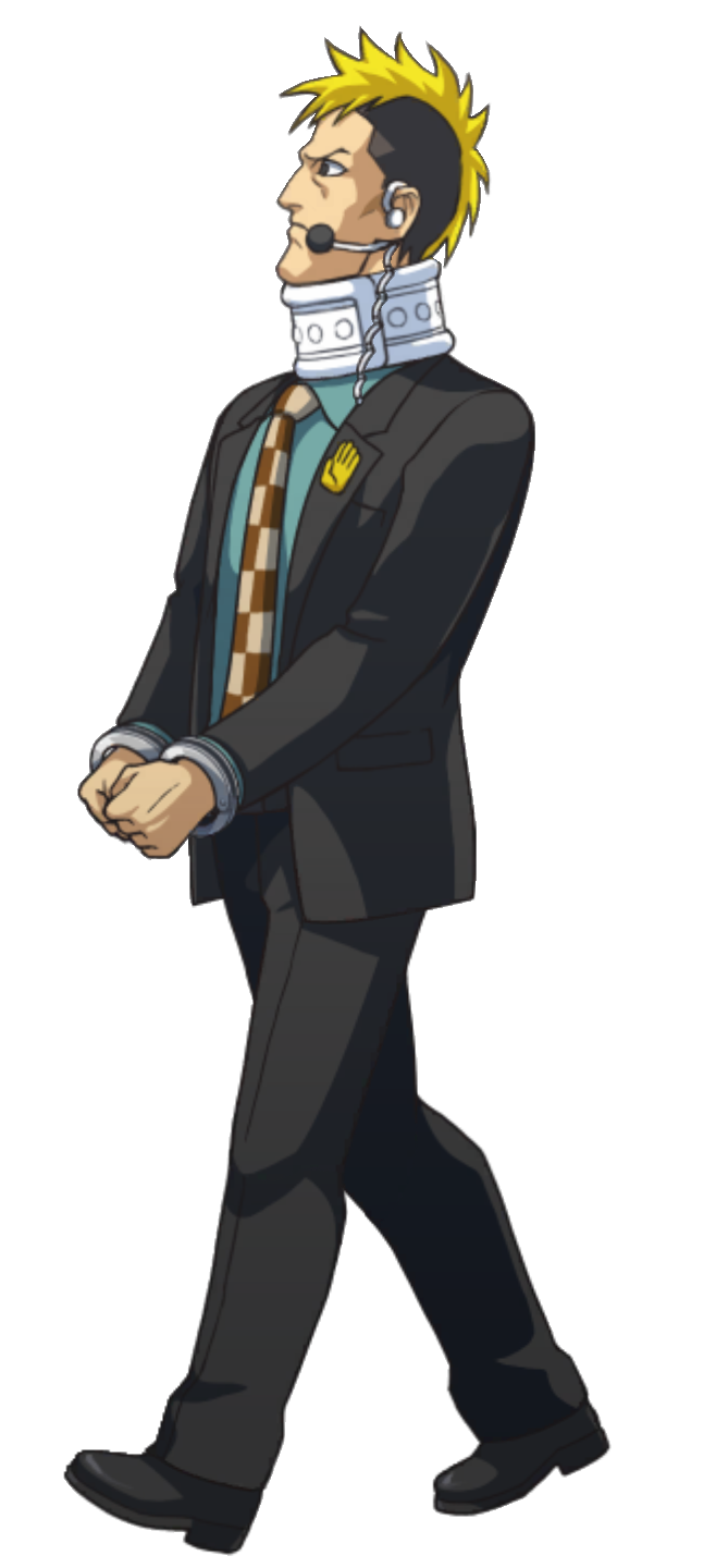 Walking (Left, Cuffed) - Ace Attorney Investigations Collection