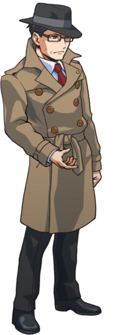 Questioning (Start of Animation, Right) - Ace Attorney Investigations Collection