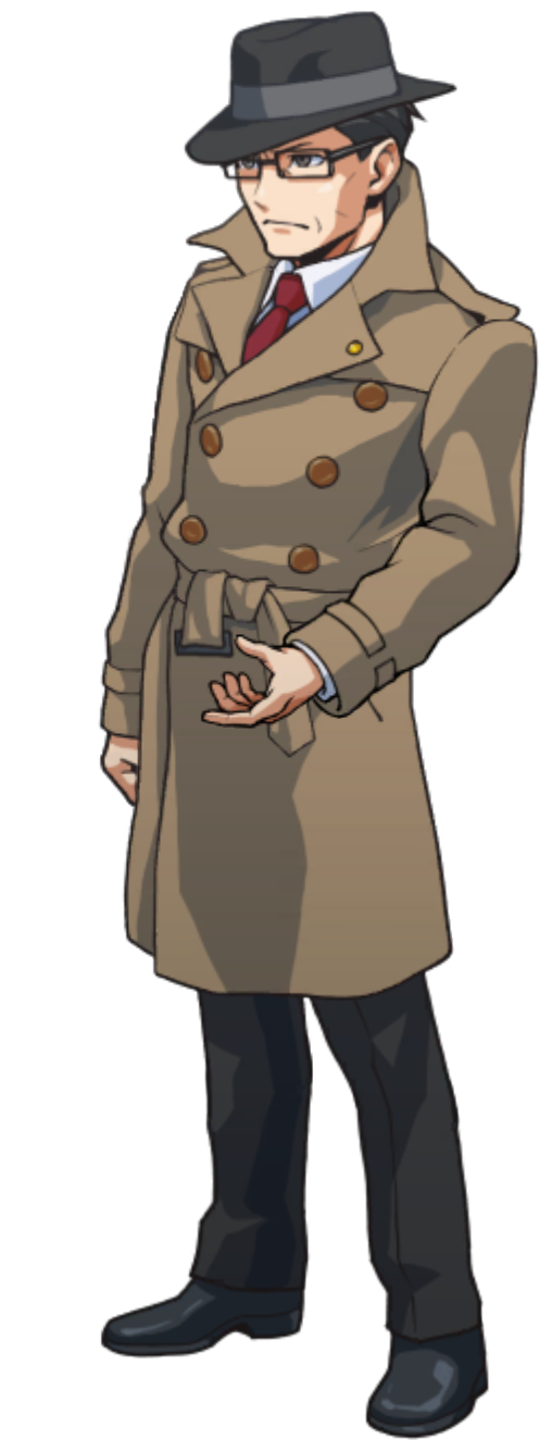 Questioning (Start of Animation, Left) - Ace Attorney Investigations Collection