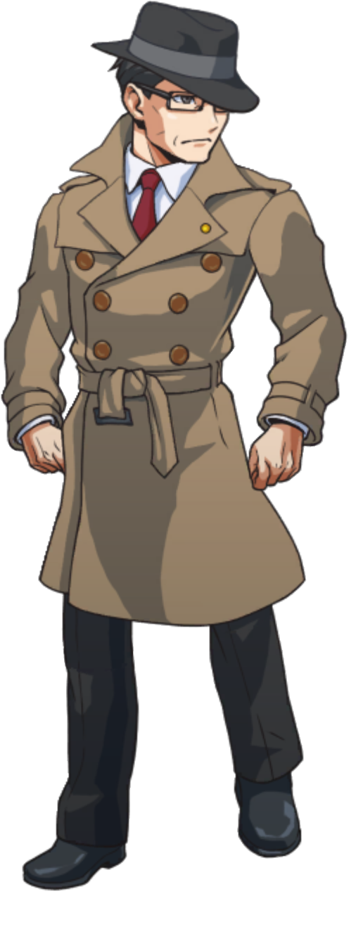 Intimidating / Determined (Right) - Ace Attorney Investigations Collection