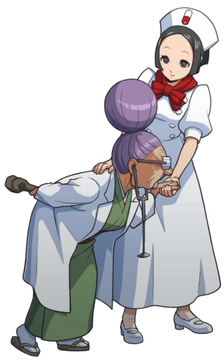 Hilda & Florence Walking (Right) - Ace Attorney Investigations Collection