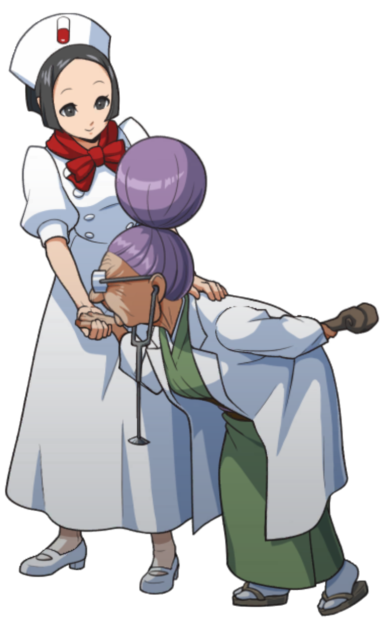 Hilda & Florence Walking (Left) - Ace Attorney Investigations Collection