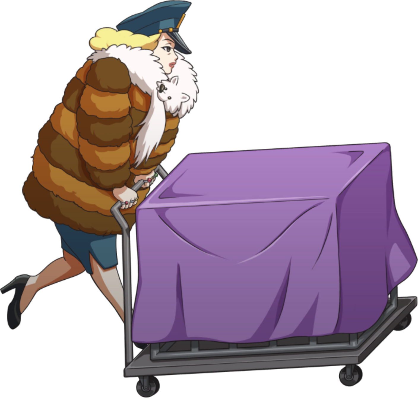 Riding Cart - Ace Attorney Investigations Collection