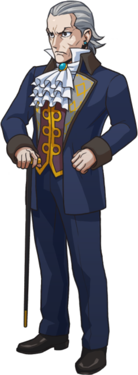 Arms Crossed (Start of Animation) - Ace Attorney Investigations Collection