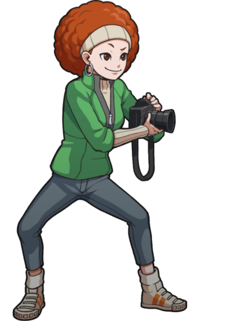 Taking Photos (Right) - Ace Attorney Investigations Collection