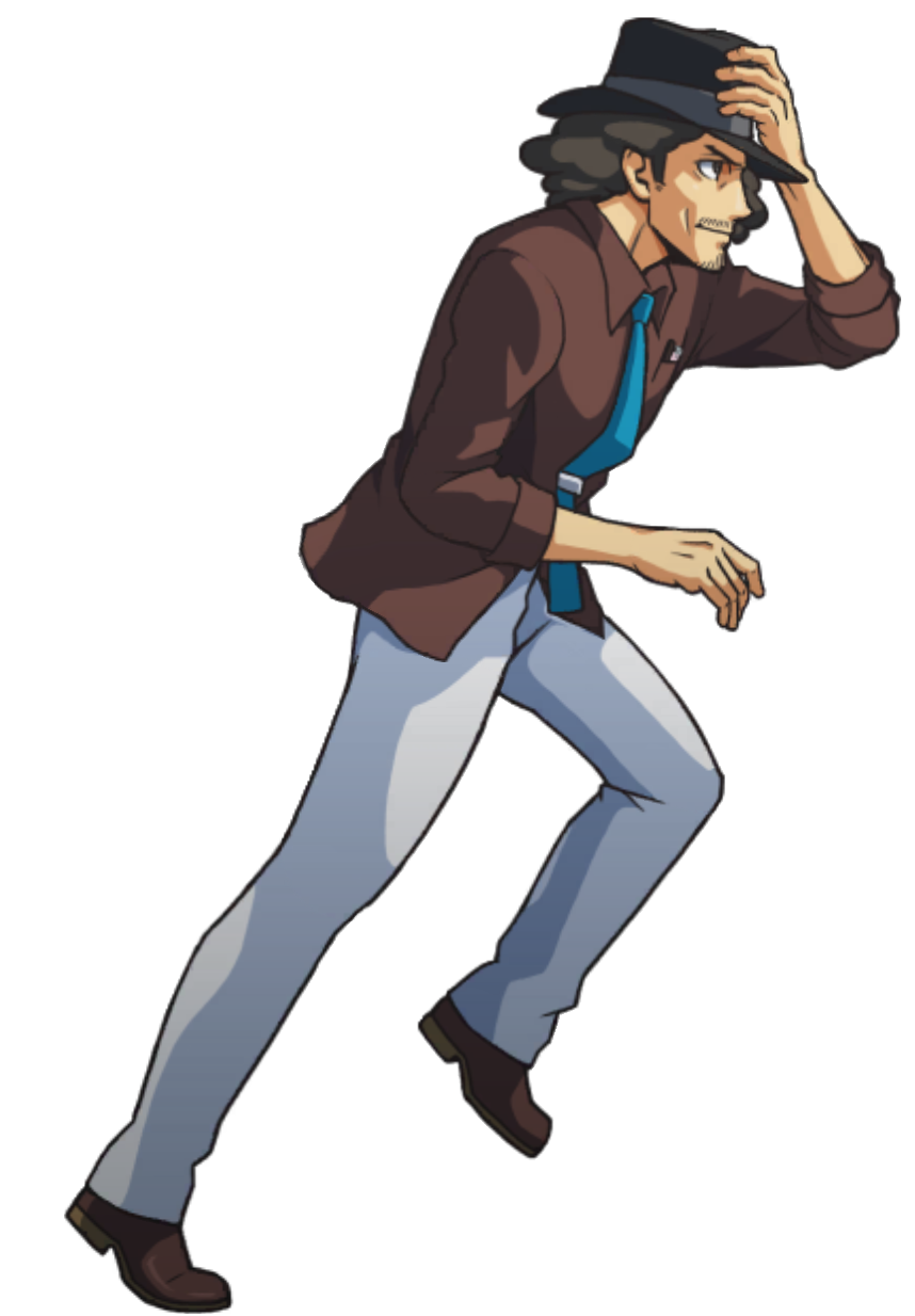 Running (Right) - Ace Attorney Investigations Collection
