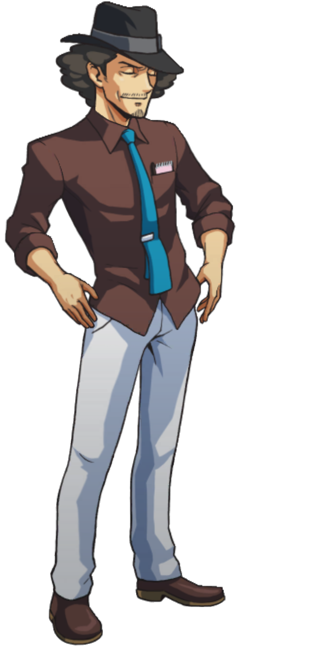 Shrugging (Right) - Ace Attorney Investigations Collection
