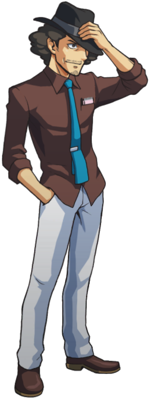 Fixing Hat (Right) - Ace Attorney Investigations Collection