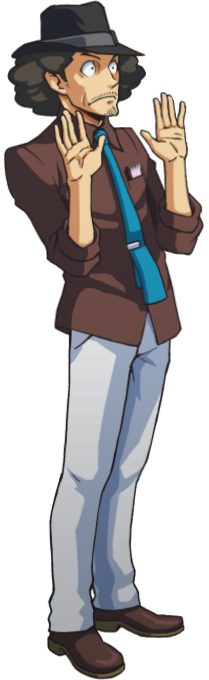 Shocked (Loop, Right) - Ace Attorney Investigations Collection