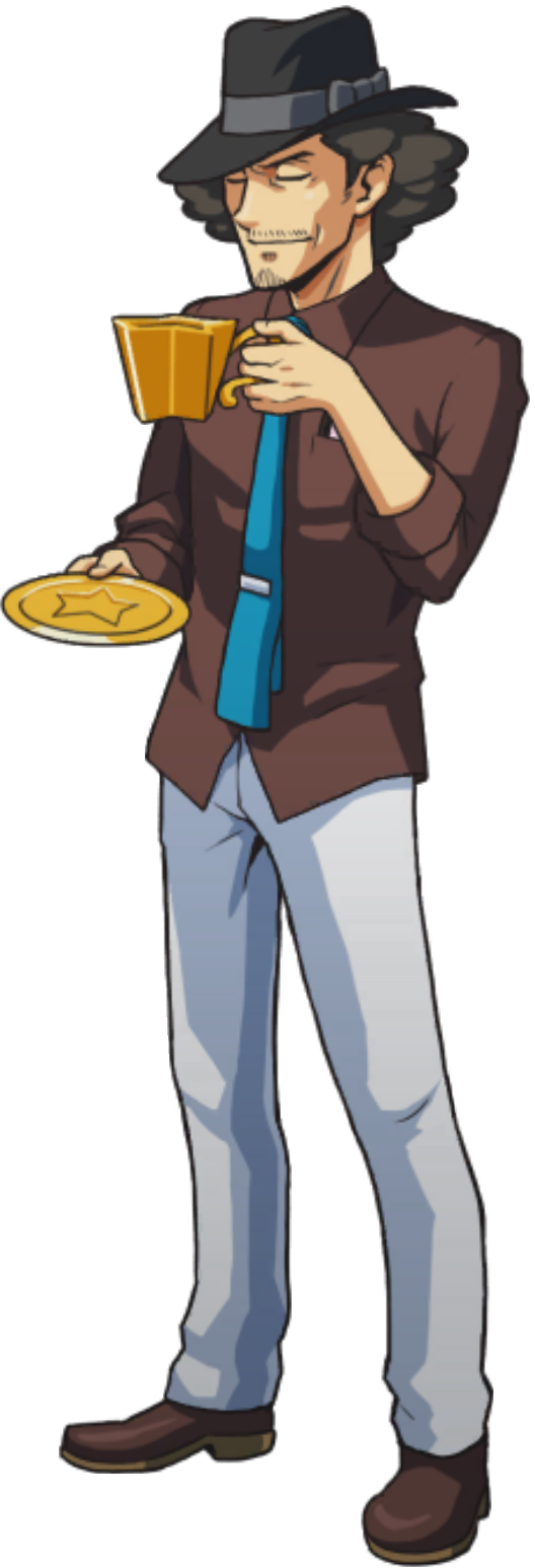 Sipping Tea - Ace Attorney Investigations Collection