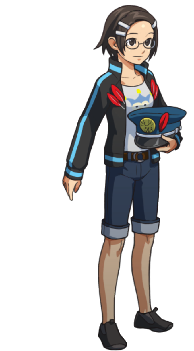 Saluting (Right) - Ace Attorney Investigations Collection