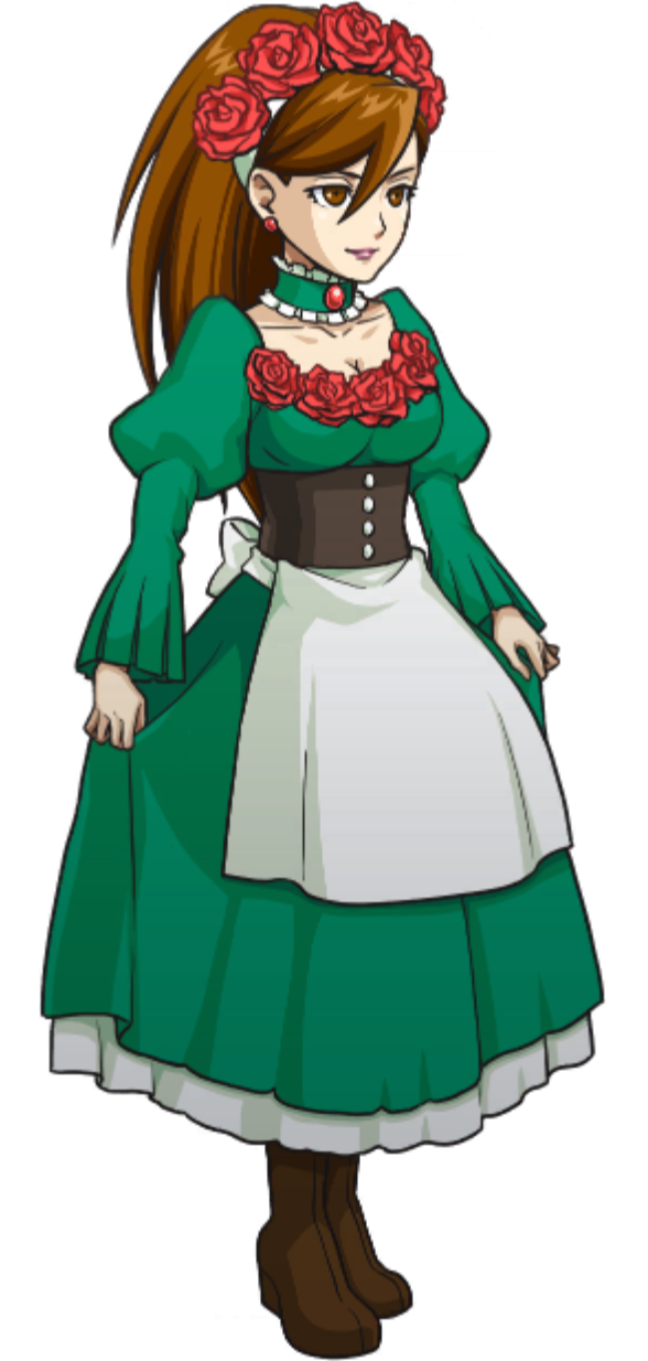 Curtsying (Right) - Ace Attorney Investigations Collection