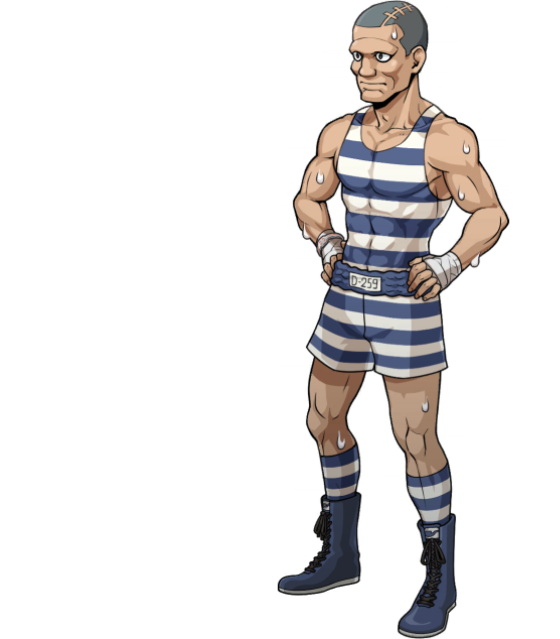 Rocco Throwing an Uppercut - Ace Attorney Investigations Collection