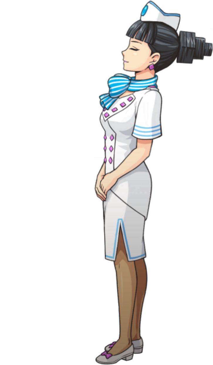 Bowing (Left) - Ace Attorney Investigations Collection