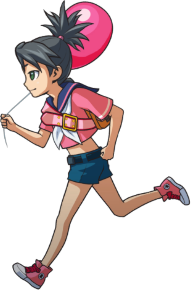 Running with Balloon (Left) - Ace Attorney Investigations Collection