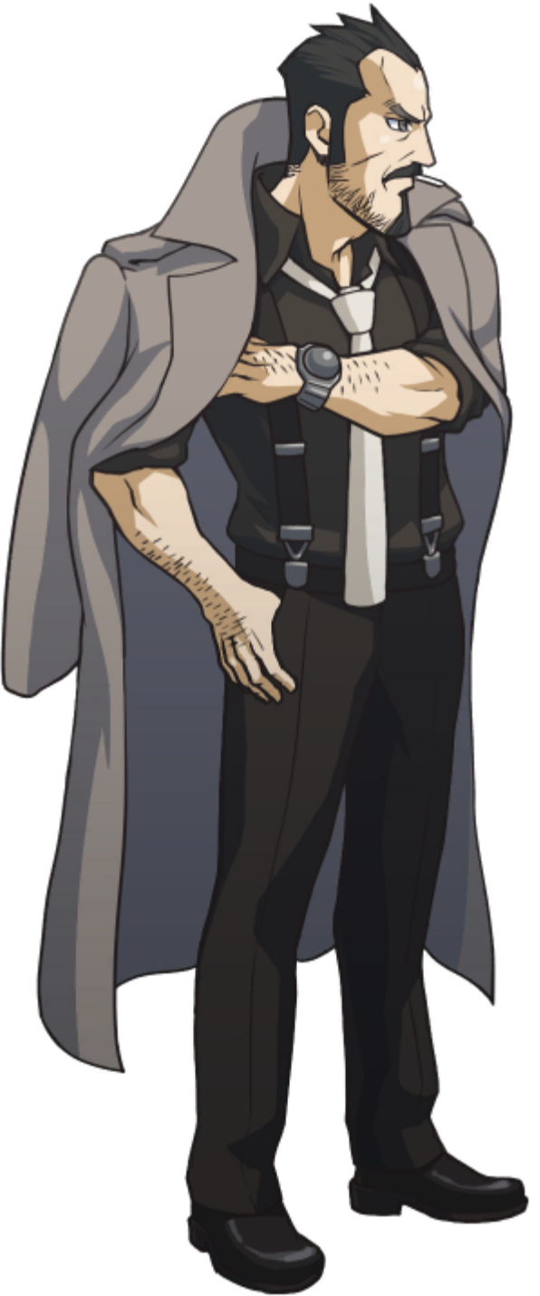 Taking Out Notepad (Right) - Ace Attorney Investigations Collection