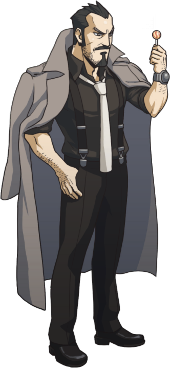 Putting Lollipop in Mouth (Right) - Ace Attorney Investigations Collection