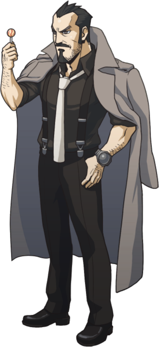 Putting Lollipop in Mouth (Left) - Ace Attorney Investigations Collection