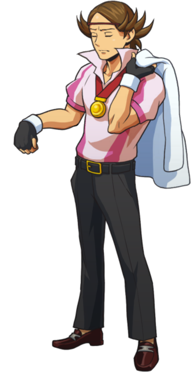 Raising Arm - Ace Attorney Investigations Collection