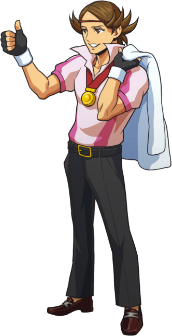 Giving a Thumbs Up - Ace Attorney Investigations Collection
