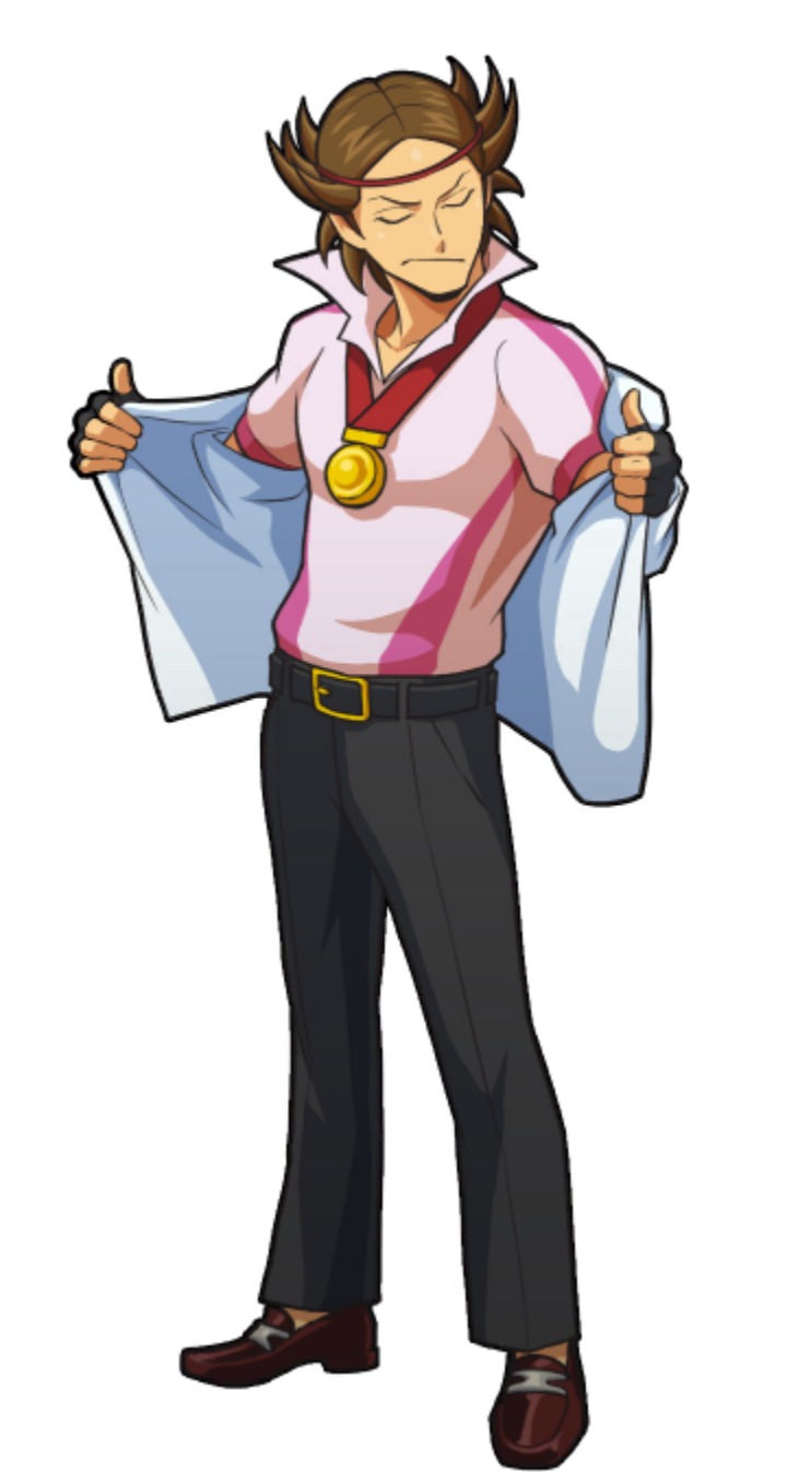 Posing / Cheering - Ace Attorney Investigations Collection