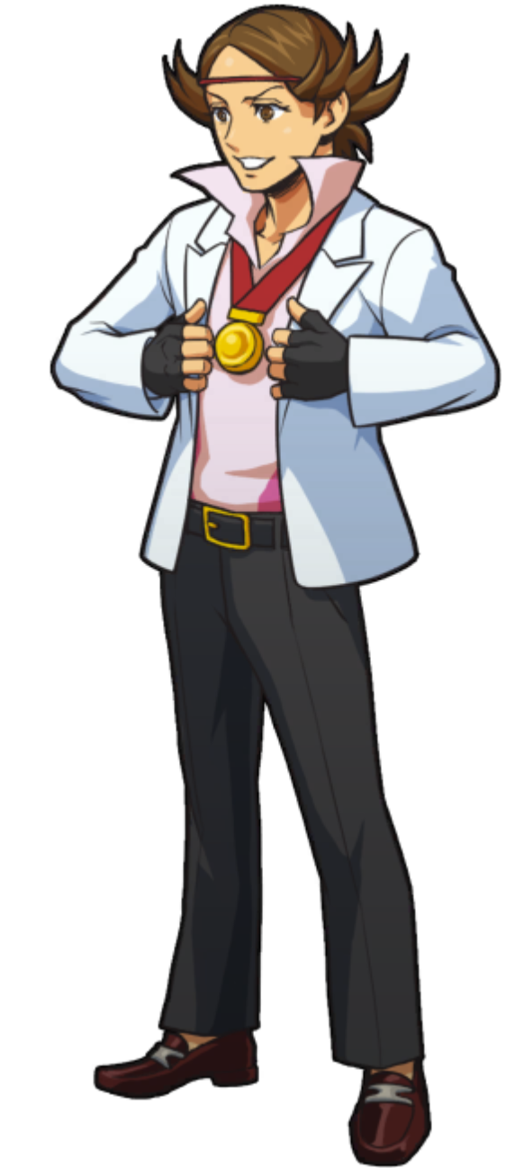 Opening Jacket and Spinning - Ace Attorney Investigations Collection