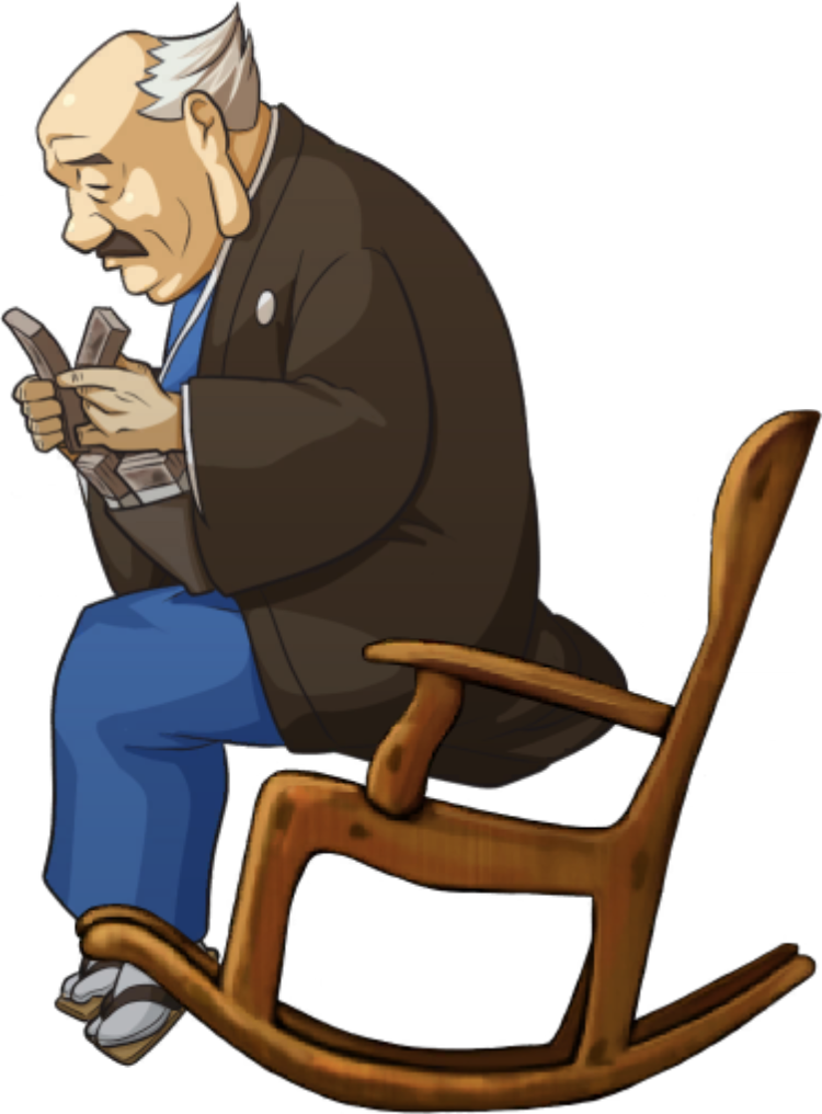Sitting - Ace Attorney Investigations Collection