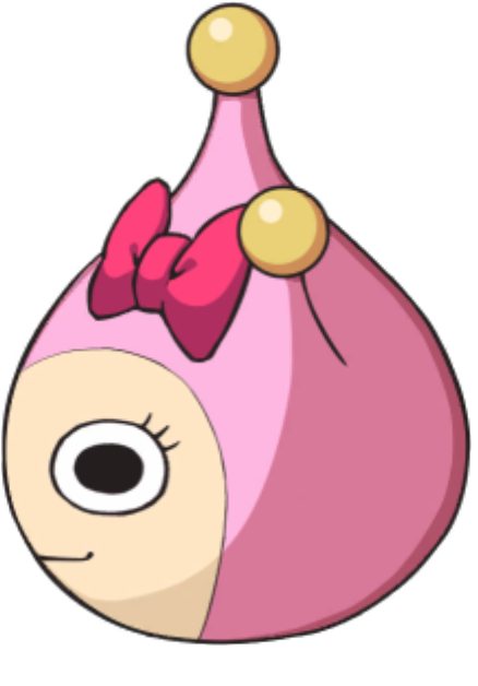 Pink Badger Head Running (Left) - Ace Attorney Investigations Collection
