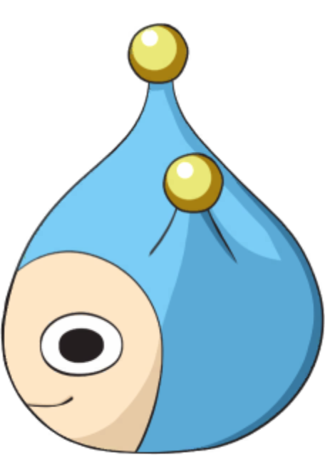 Blue Badger Head Left (Right) - Ace Attorney Investigations Collection