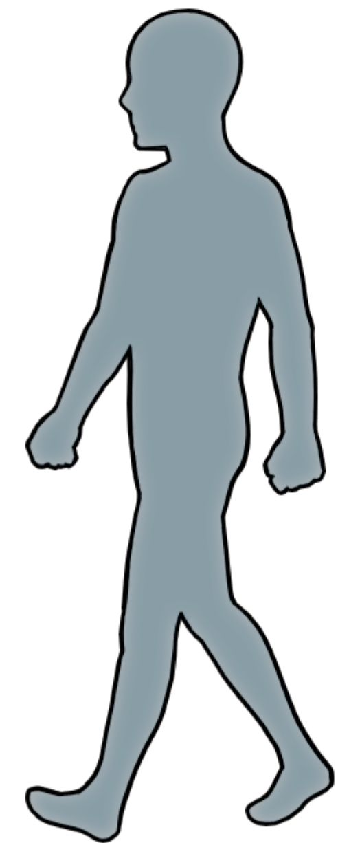 Silhouette Walking (Left) - Ace Attorney Investigations Collection