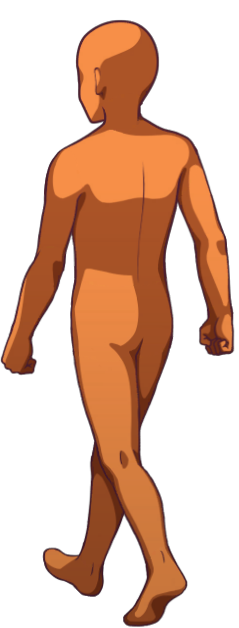 Orange Figure Walking (Northwest) - Ace Attorney Investigations Collection