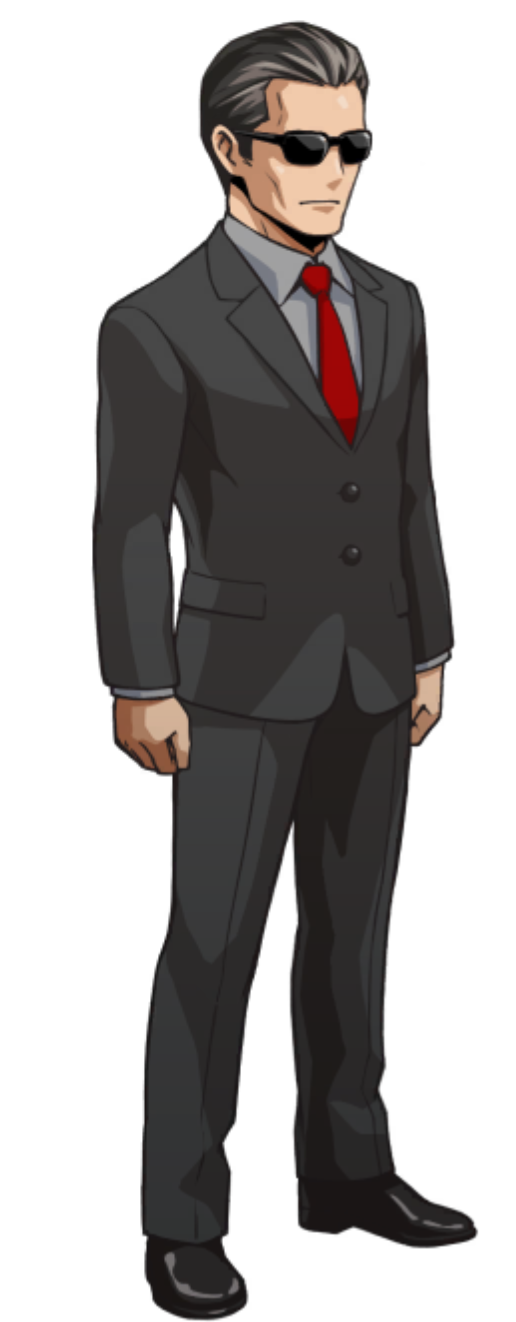 Saluting (Right) - Ace Attorney Investigations Collection