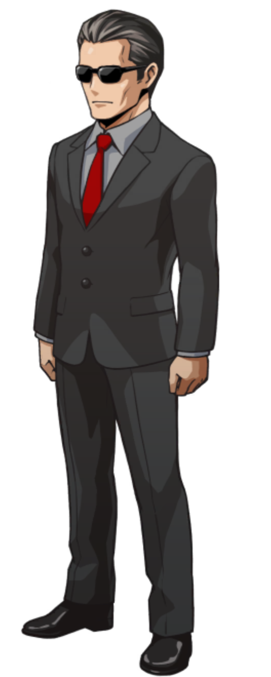 Saluting (Left) - Ace Attorney Investigations Collection