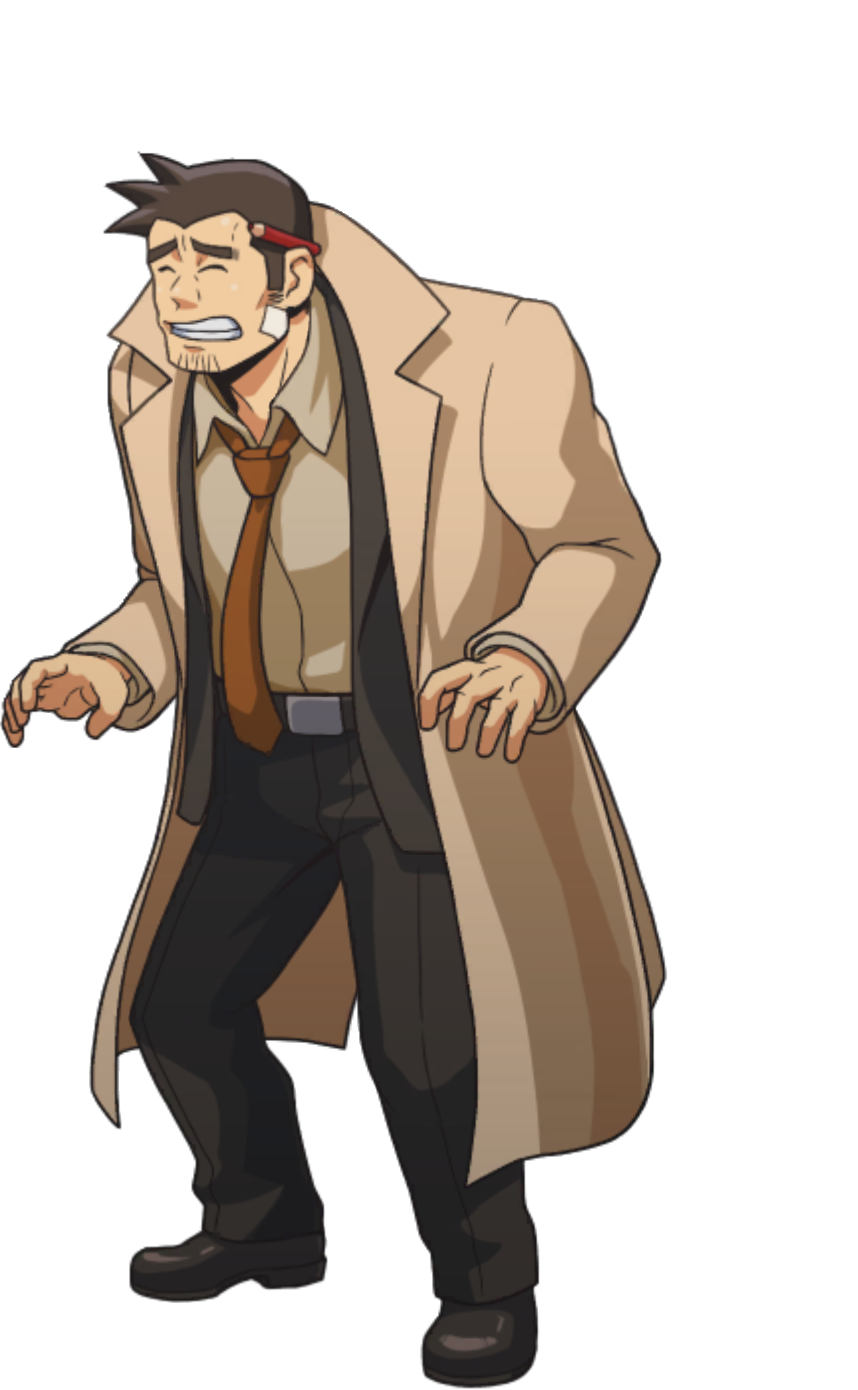 Taking Damage / Flinching - Ace Attorney Investigations Collection
