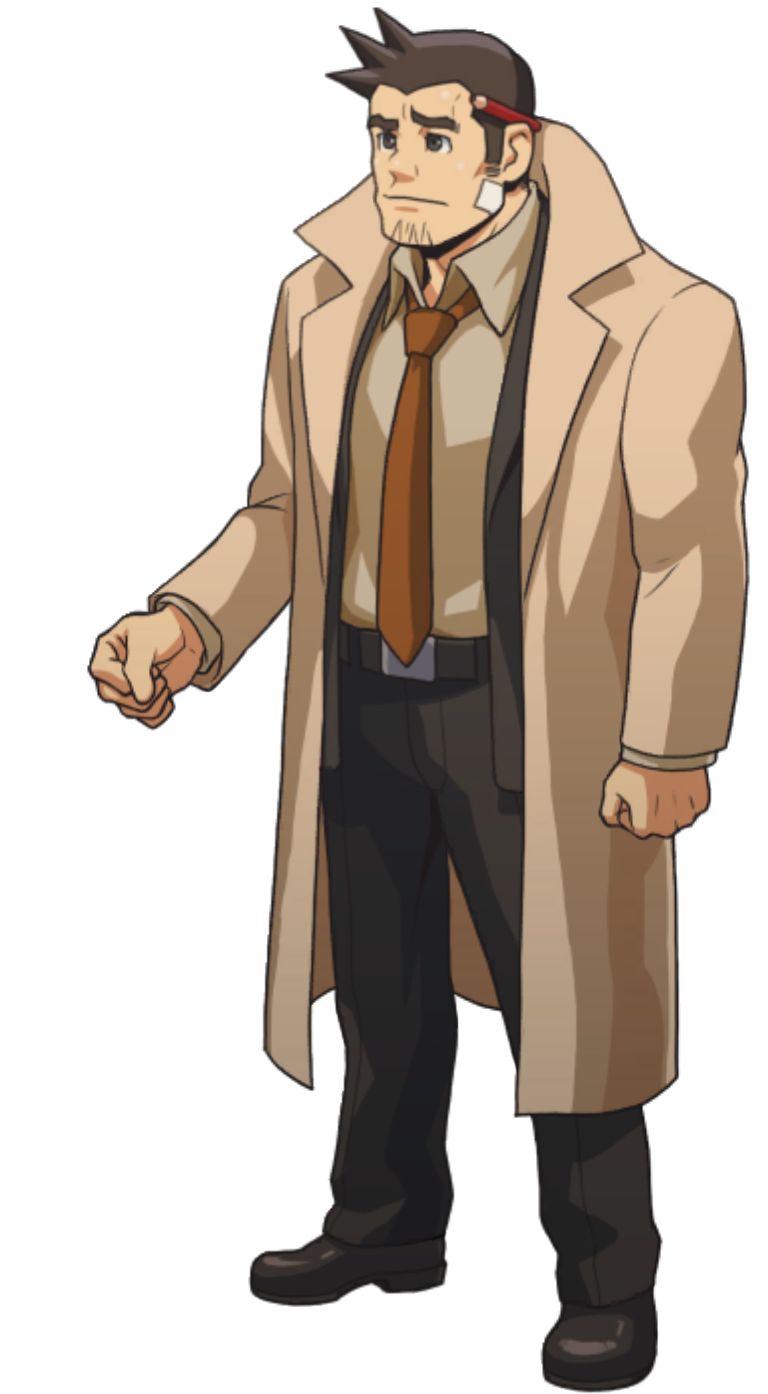 Scratching Head - Ace Attorney Investigations Collection