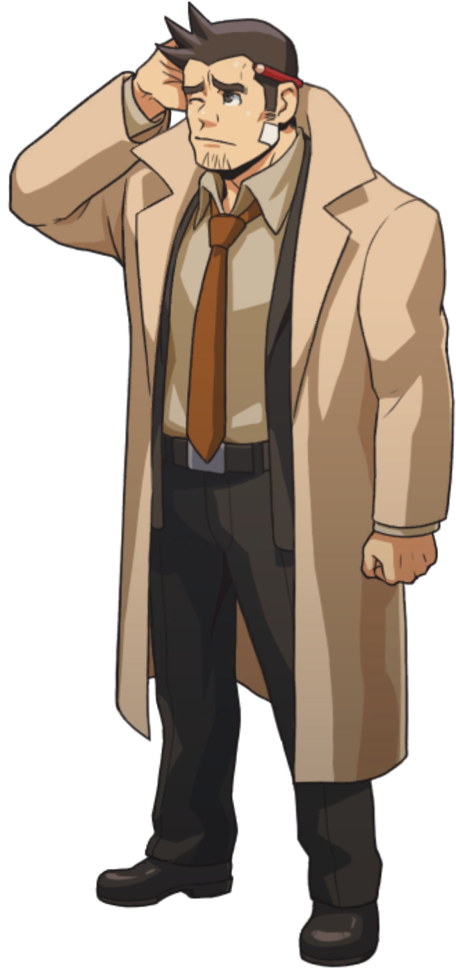 Scratching Head (Loop) - Ace Attorney Investigations Collection