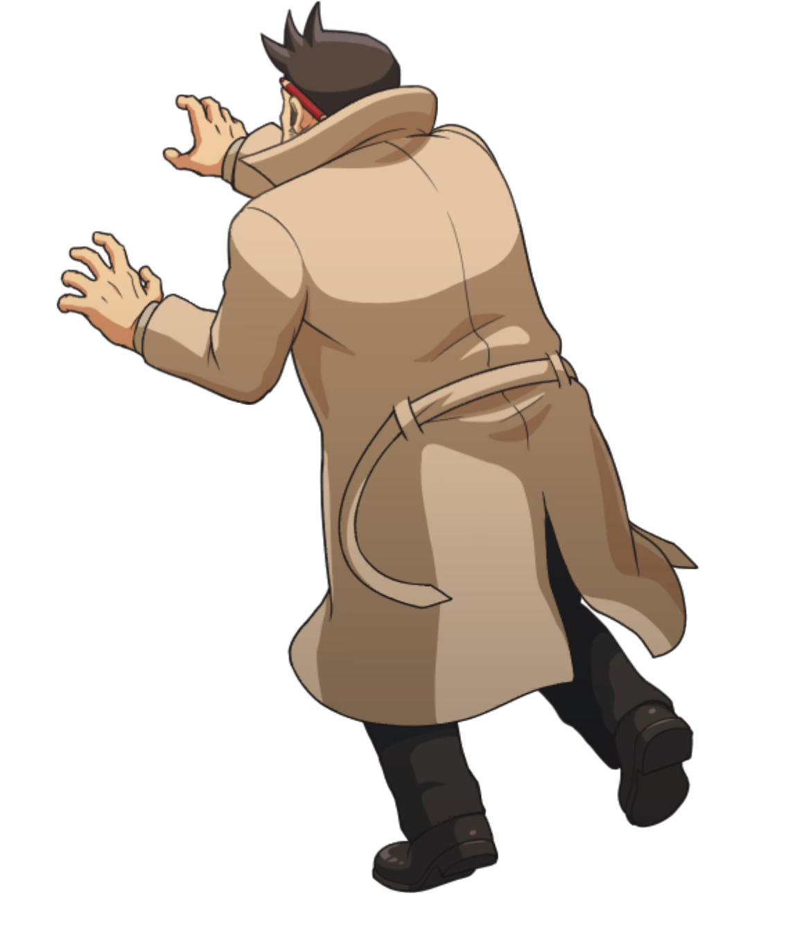 Tripping / Falling After Being Shoved - Ace Attorney Investigations Collection