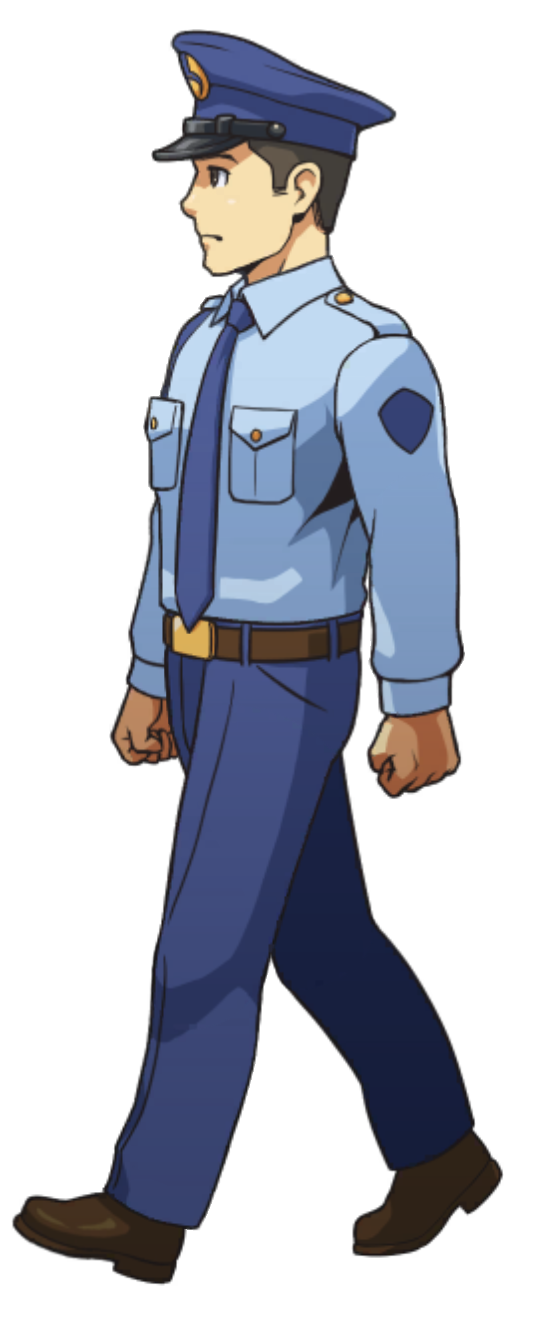 Walking (AAI1, Left) - Ace Attorney Investigations Collection