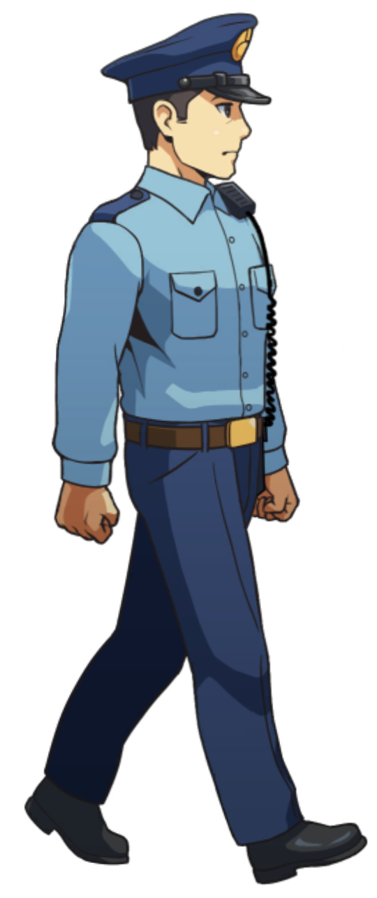 Walking (AAI2, Right) - Ace Attorney Investigations Collection