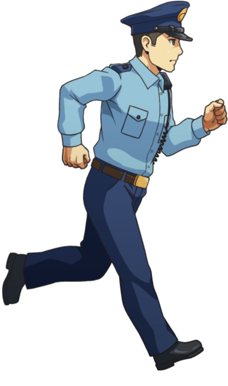 Running (AAI2, Right) - Ace Attorney Investigations Collection