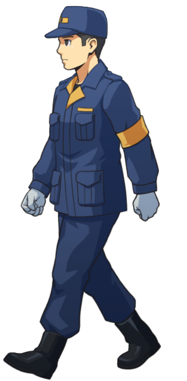 Walking (Left) - Ace Attorney Investigations Collection