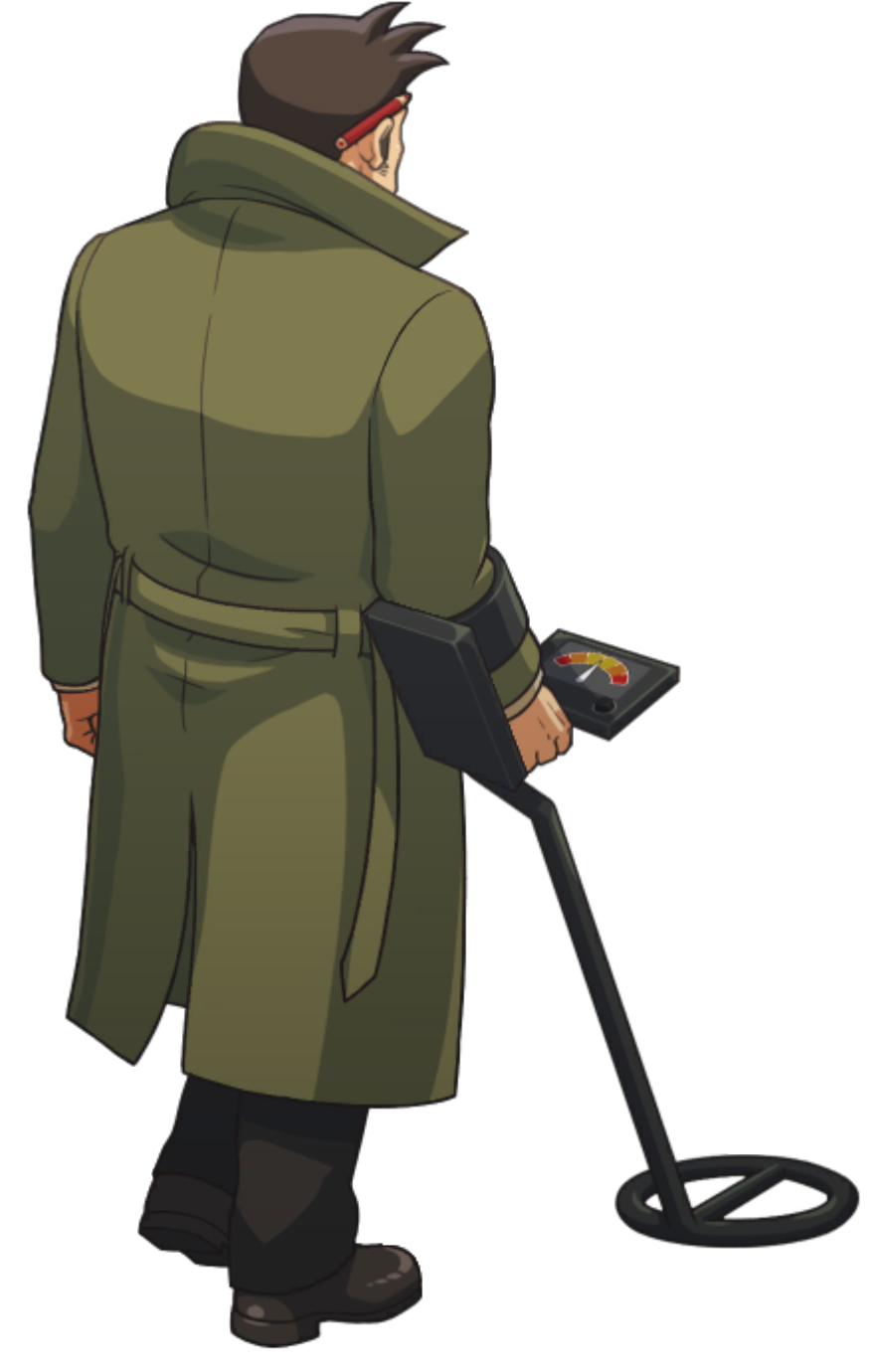 Walking (with Metal Detector, Northeast) - Ace Attorney Investigations Collection