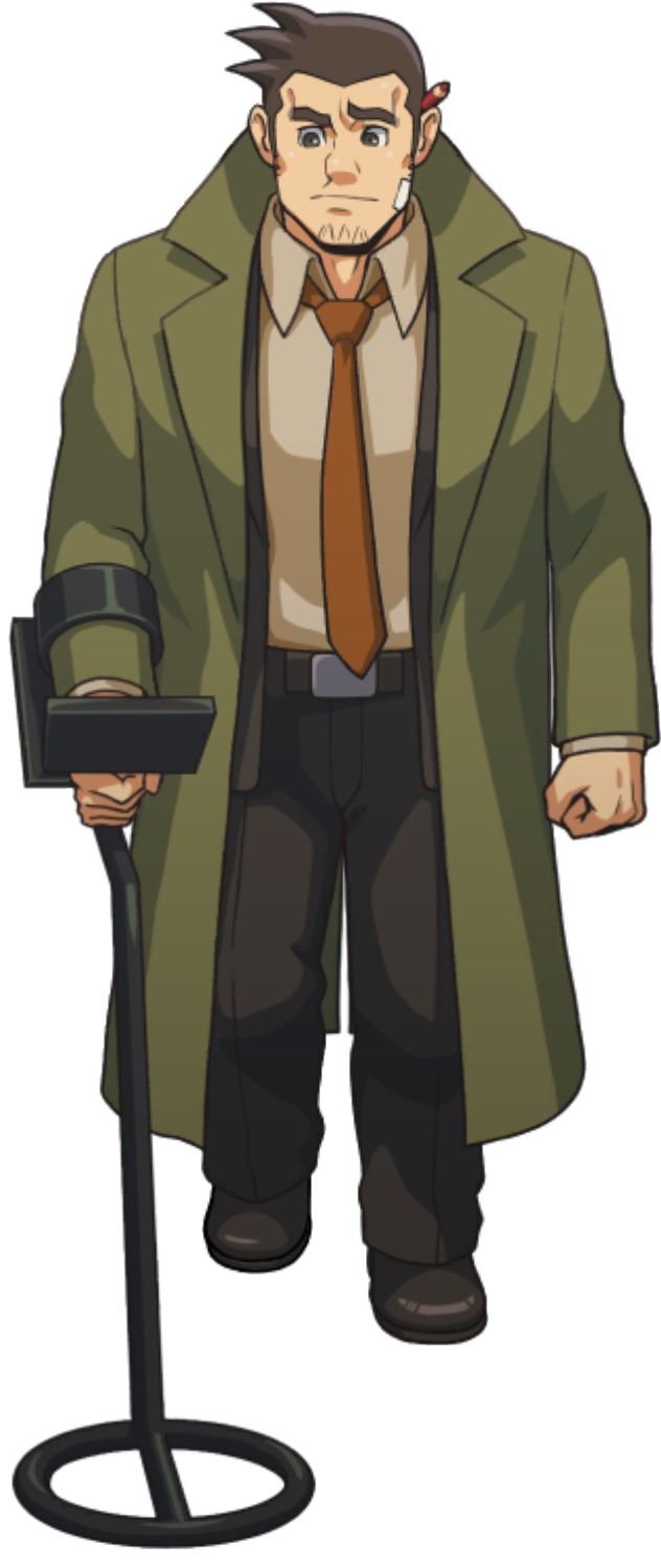 Walking (with Metal Detector, Down) - Ace Attorney Investigations Collection