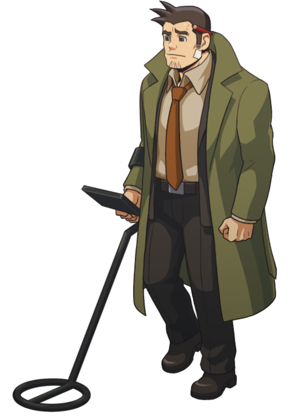 Walking (with Metal Detector, Southwest) - Ace Attorney Investigations Collection