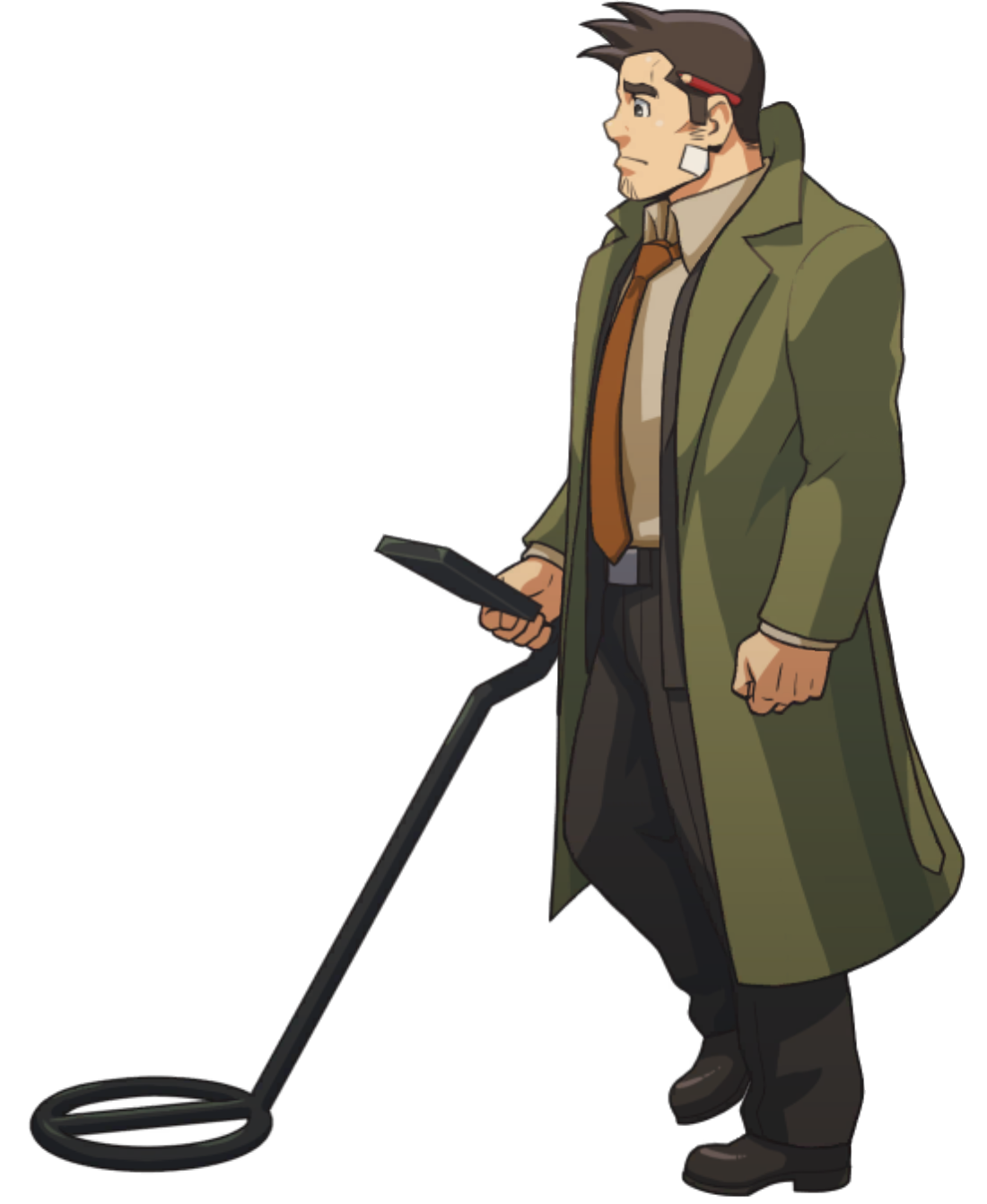 Walking (with Metal Detector, Left) - Ace Attorney Investigations Collection