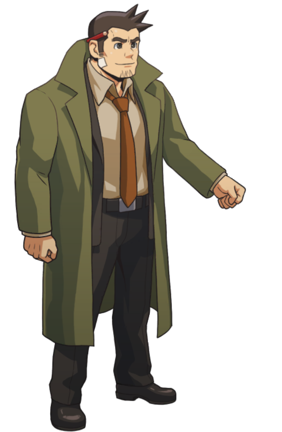 Pounding Chest (Right) - Ace Attorney Investigations Collection