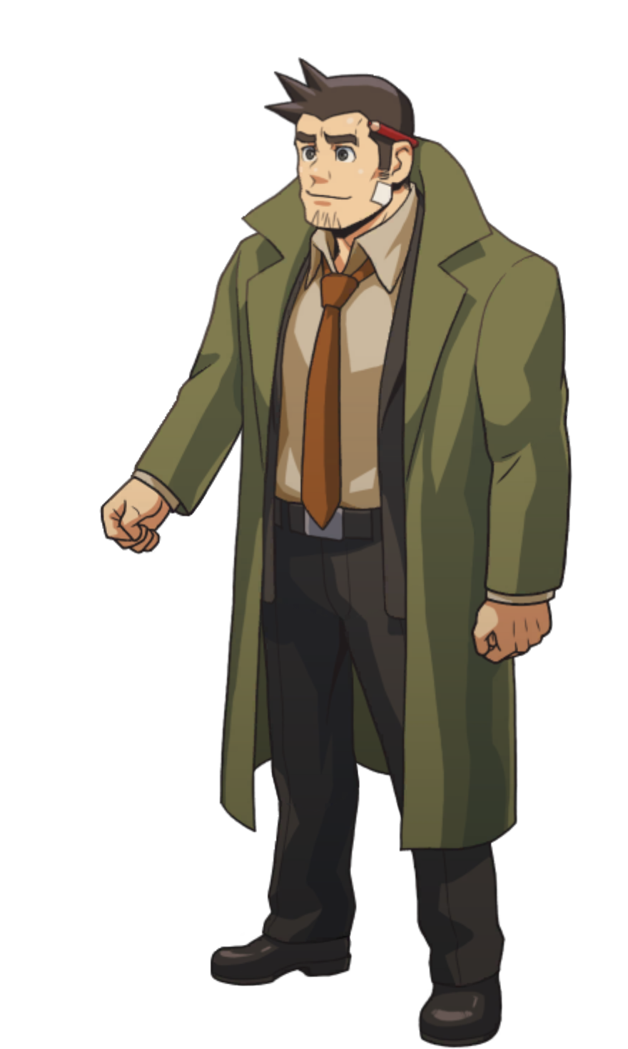 Flexing Bicep (Left) - Ace Attorney Investigations Collection