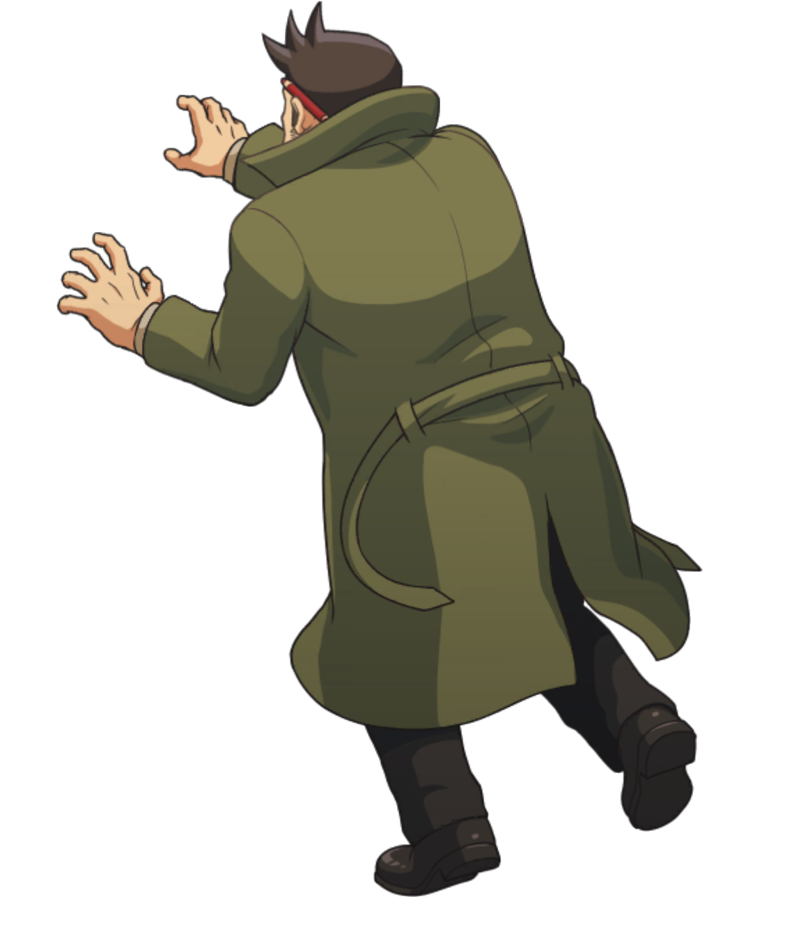Tripping / Falling After Being Shoved - Ace Attorney Investigations Collection
